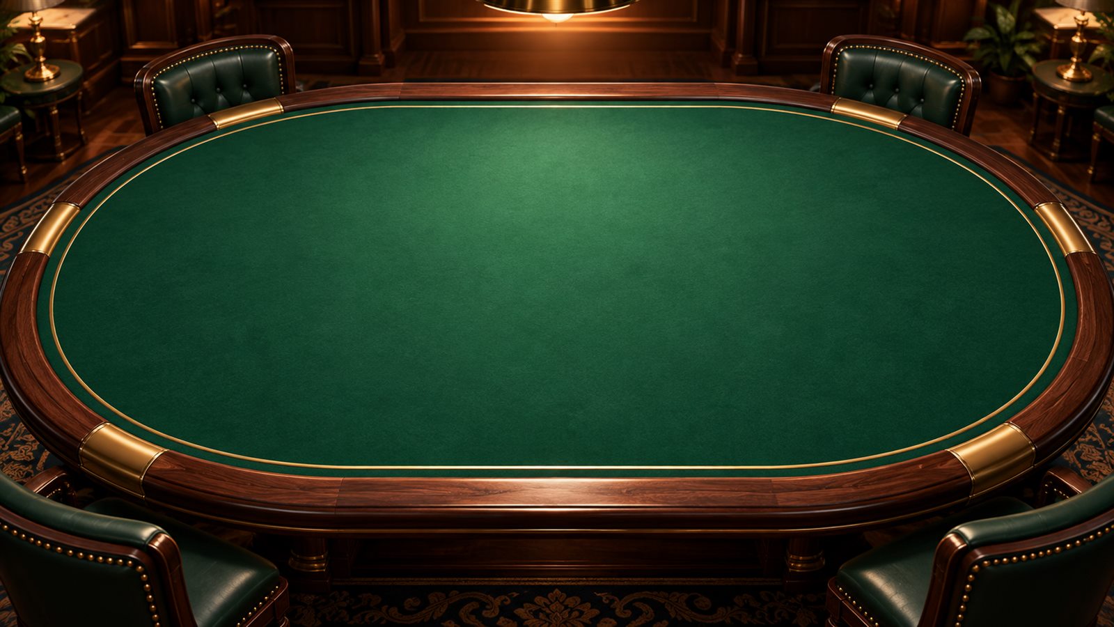 A green card table for Big Two